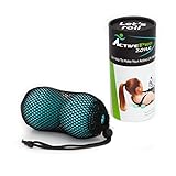 Massage Therapy Balls By ActiveProZone ● Best 4 Deep Pressure, Trigger Point, Myofascial Release & Physical Therapy ● Used in Yoga, Pilates ● Instant Tension & Pain Relief ● Relax Sore Muscles ● Set of 2 Extra Firm Rubber Balls Sized ø2¾ʺ w/Mesh bag