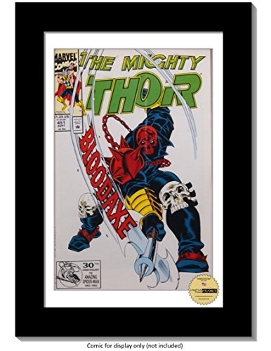 CreativePF [8x12bk-w] Collectors Art Comic Book Frame with White Mat, Insert for 6.6x10.1 Comic w/ Easel Stand and Wall Hanger - Thumbnail 5