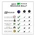 11FORCE Premium Therapy Massage Balls by, Best for Physical Therapy Equipment Lacrosse & Spiky Ball, Plantar Fasciitis Tools, Myofascial Release, Foot Relief Trigger Points, Set or Single, FREE EBOOK