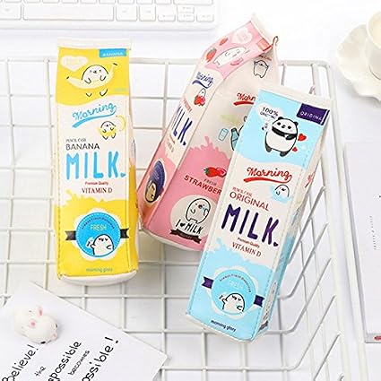 Leisial La Borsa del Latte a Forma di Matita di Forma Cute e Pratico  Ragazzi e Ragazze Possono Essere Utilizzati Blu Cartelle, astucci e set per  la scuola urban-earth.co.uk