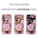 LUOLNH iPhone X Case,iPhone XS Case with flowers, Slim Shockproof Clear Floral Pattern Soft Flexible TPU Back Cover case for iPhone X /iPhone XS 5.8 inch (Purple Rose)