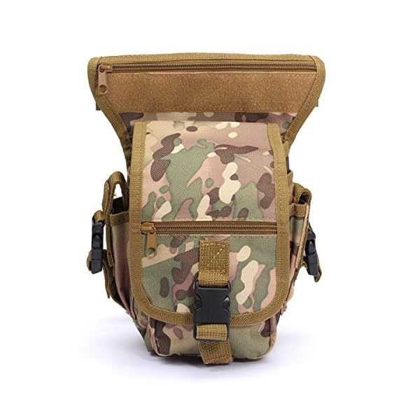 CAMTOA-Multi-purpose-Racing-Canvas-Waist-Pack-Tactical-pockets-Outdoor-Hiking-Climbing-Bike-Cycling-Thigh-Tactical-Bag