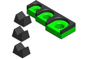 3D Tool Trays MagAttach Ratchet Organizer Kit (3 Piece Set, Green/Black)