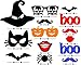 Halloween Masks, Halloween Photo Booth Props, Party Decorations,NO DIY Required, on a Stick Ready to be Used by USA-Sales