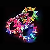 Flashing LED Light-up Spike Bracelets