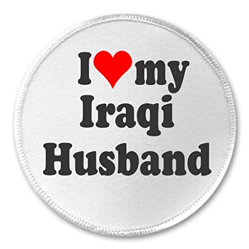 A&T Designs I love my Iraqi Husband 3" Sew On Patch Wedding Marriage Bride Groom