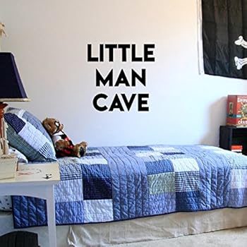 Amazon Com Lil Man Cave 23 X 16 Nursery Baby Calligraphy
