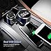 FM Transmitter, Tohayie Bluetooth Wireless Radio Adapter Audio Receiver Stereo Music Tuner Modulator Car Kit with Hands-Free Calling & Dual USB Charger(Blue)
