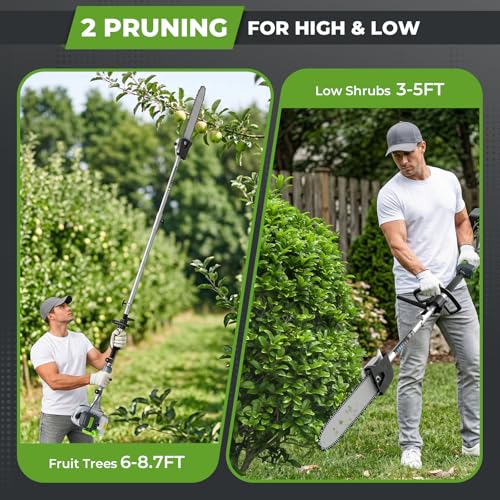 36CC Gas Powered Pole Saw 2 Stroke Powerful Gas Pole Saw with photo 9