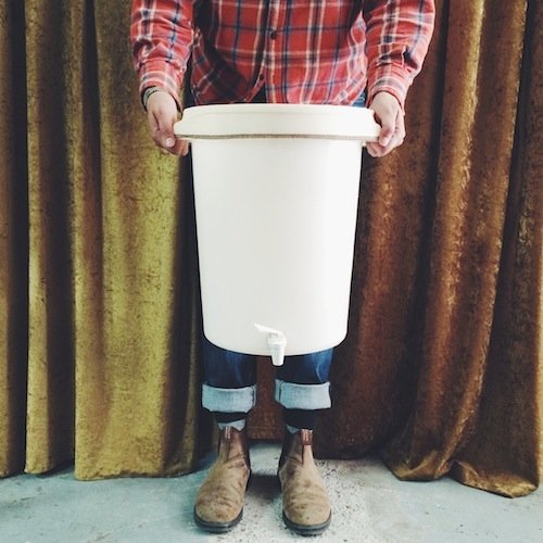 CoffeeSock 5 Gallon ColdBrew Kit- Reusable Organic Cotton Filter and Container
