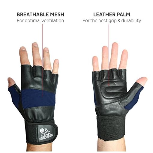 Weight Lifting Gloves with 12" Wrist Support for Gym Workout, Weightlifting, Fitness & Cross Training -The Best for Men & Women-Nordic Lifting&Trade-(Royal Blue, Large) - Image 5