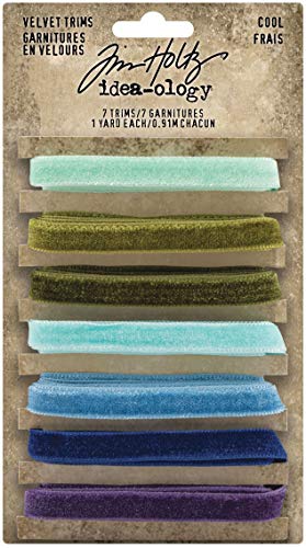Tim Holtz Velvet Trims Cool