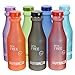 OUTERDO BPA Free Water Bottle-Portable Leakproof Unbreakable Travel Yoga Cycling Running Camping Water Bottle 650ml