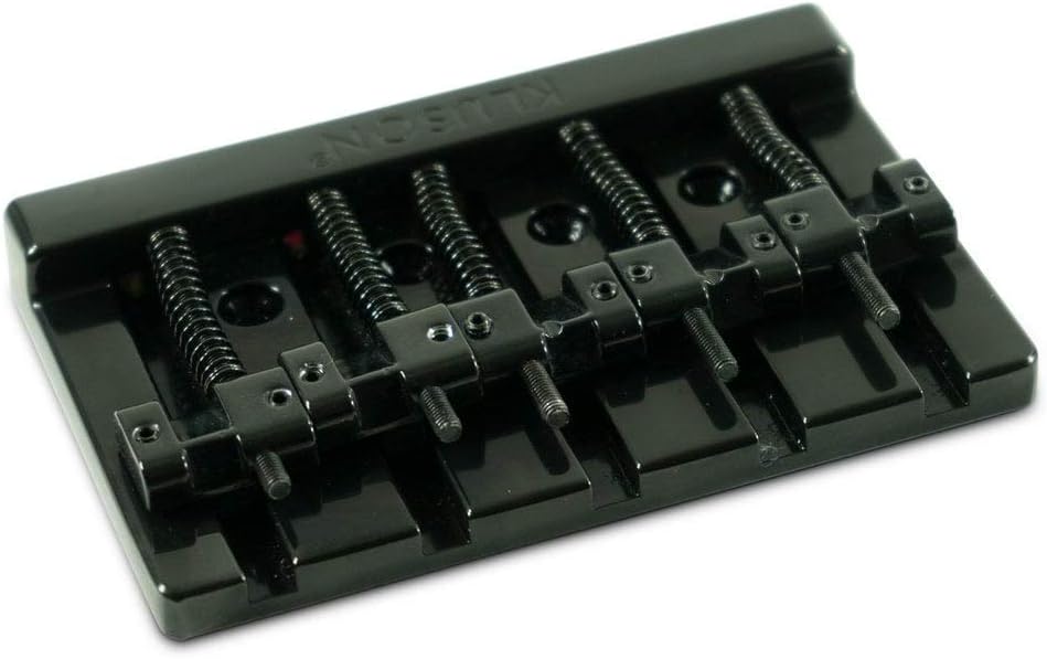 Kluson High Mass 5 String Bass Bridge Zinc Black