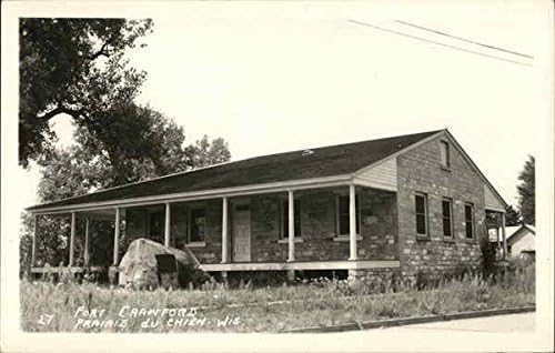 Fort Crawford Prairie Du Chien Wisconsin Wi Original Vintage