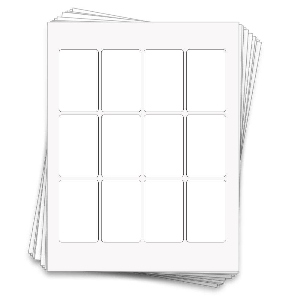 View 1 of 120 Labels for 4 oz Jars, 1.75 in. x 2.75 in. (White Waterproof Vinyl (Inkjet only))