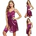 Avidlove Sexy Women Lingerie Nightwear Satin Sleepwear Silk Lace Chemise Babydoll