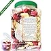 Freeze Dried Fruit: 9 Delicious Fruits Strawberry, Blueberry, Raspberry & More, 5oz (142g) Large Bulk Re-Sealable Kraft Bag in Protective Box: the Ultimate Snack & Breakfast