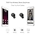 B-Qtech Wireless Earbuds In-ear Bluetooth Headphones Mini Stereo Earphones with Microphone Noise Cancelling