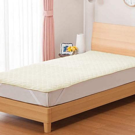 Amazon 敷きパッド 秋 冬用 あったか アイボリー クイーン ベッドパッド 敷きパッド オンライン通販