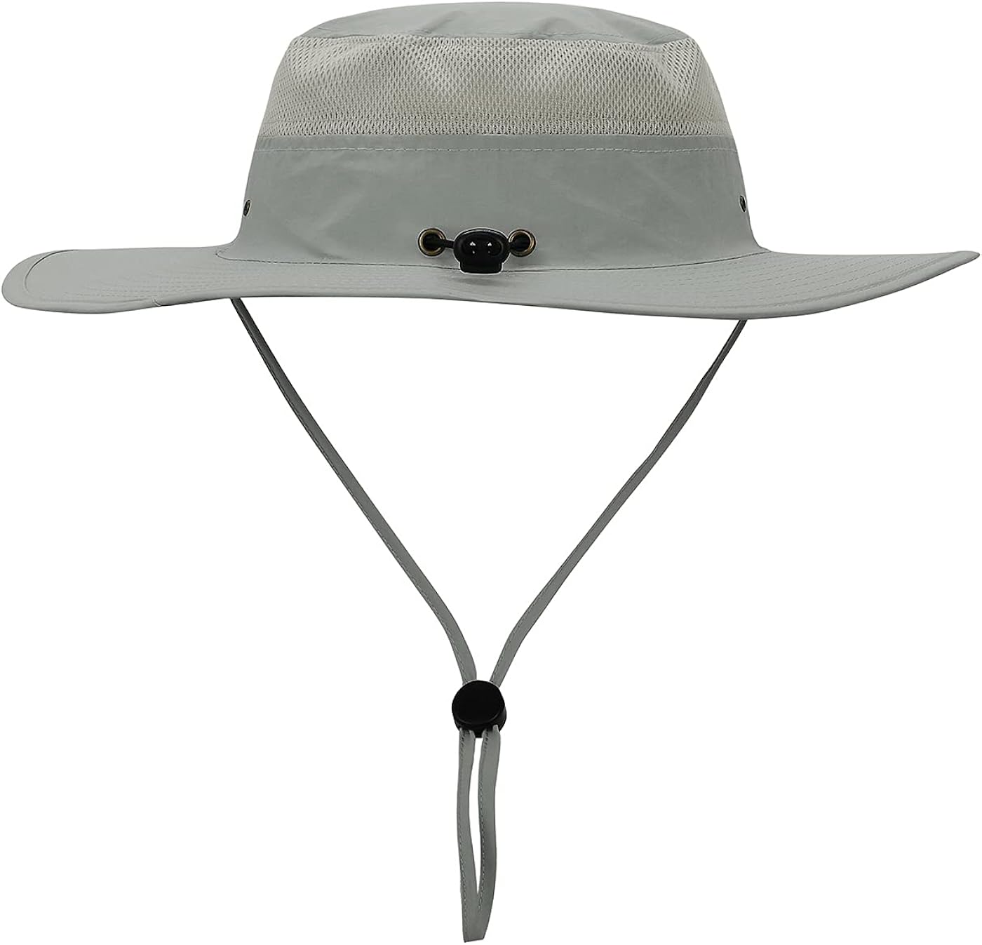Fishing Hats for Men Women Wide Brim Mens Summer Sun Hats Bucket Boonie Cap Outdoor Stone Grey: Clothing