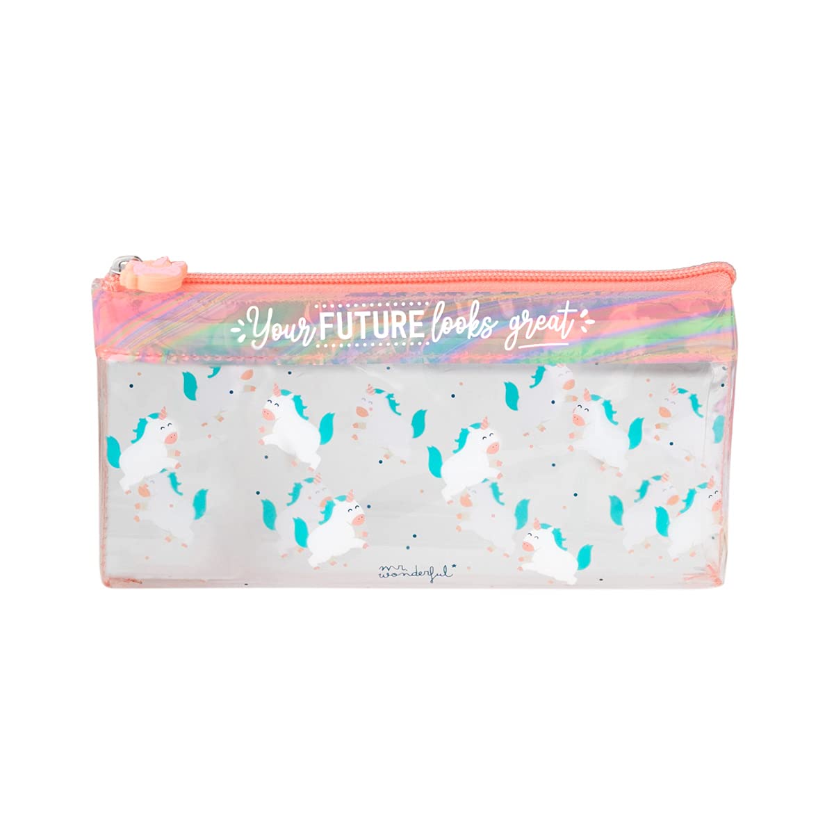 Mr Wonderful Unicorn Pencil Case - Your Future Looks Great WOA11158EM Unicorn Modern
