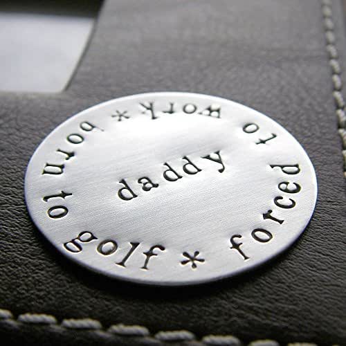 Personalized Golf Ball Marker Custom Hand Stamped