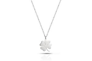 SIPURIS Celtic Good Luck Four Leaf Clover Necklace Irish Shamrock Shape Lucky Charm Pendant Protection Amulet Jewelry For Wom