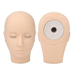 Lash Mannequin Head, 3 Layers Silicone Eyelash