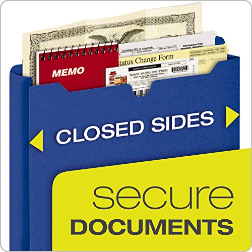 Pendaflex Translucent Poly File Jackets, Letter Size, Assorted Colors