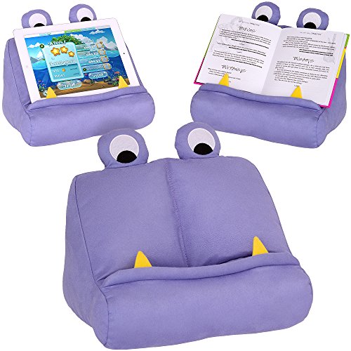 Thinking Gifts Monster Book and Tablet Reading Stand, Purple
