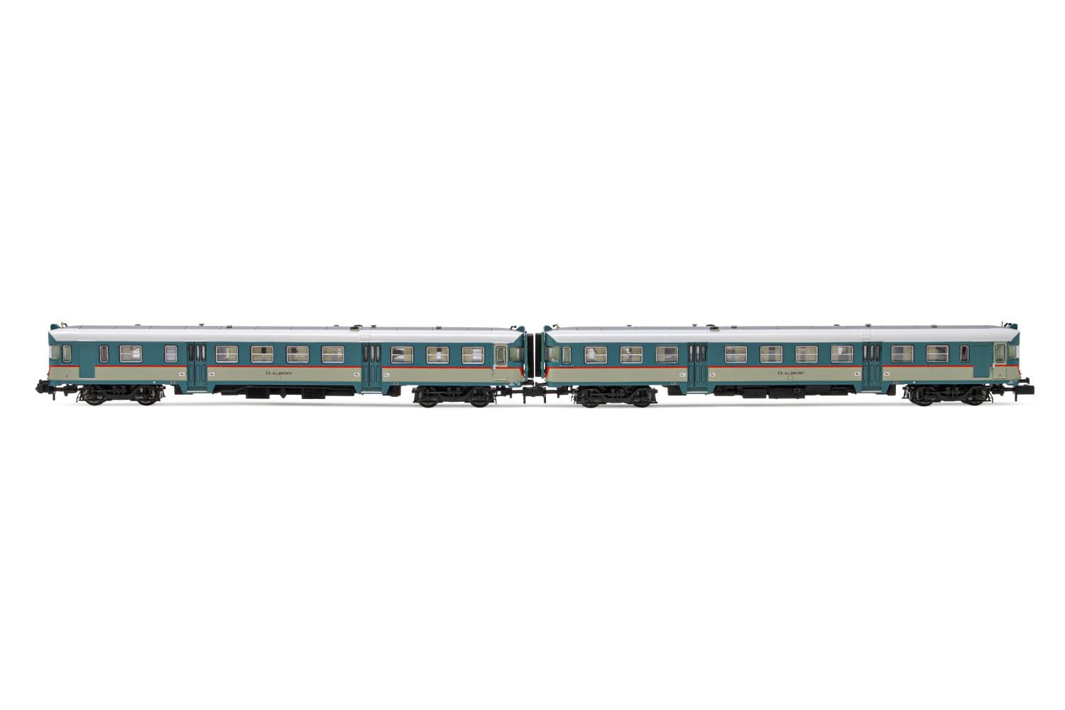 Arnold HN2551 FS, 2-units pack ALn 668 1000 series (2 doors) original livery, rounded windows, ep. IV 1:160 Scale N gauge