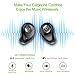 Wireless Bluetooth Earbuds with Charging Dock, Hobest Truly Wireless Headphones with Mic, Unobtrusive Lightweight Noise-Canceling Bluetooth Earphones Sweatproof for Sports & Exercise--Mono/Stereo Mode