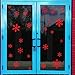 Monoche Snowflake Christmas Snowflower Removable Non-Toxic Self-Adhesive PVC DIY Wall Sticker for Living Room Bedroom Bar Supermarket 35 x 50cm (Red)thumb 1