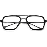 Tony Stark Style Blue Light Blocking Glasses for Men Women, Iron Man and Spider-Man Computer Gaming Glasses