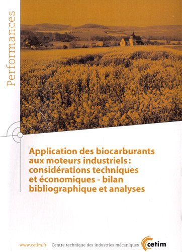 Application des biocarburants aux moteurs industriels
