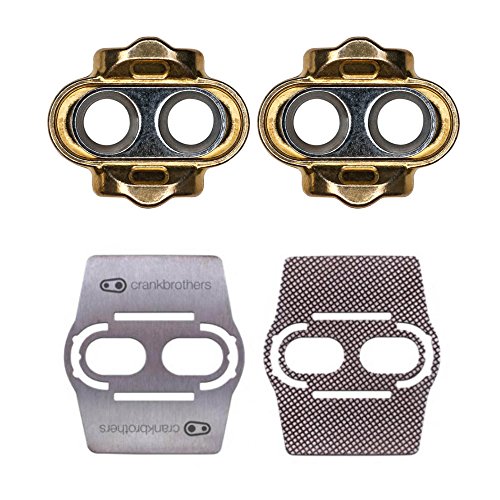 CRANKBROTHERs Crank Brothers Zero Float Cleats and Bike Shoe Shields Pair: for Eggbeater, Candy, Smarty, Mallet Pedals, Etc.