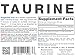 Hard Rhino Taurine Powder, 500 Grams (1.1 Lbs), Unflavored, Lab-Tested, Scoop Included