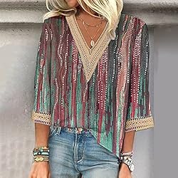 Cheifay Tank Tops Women 3/4 Sleeve Shirts for Women