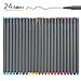 Fineliner Color Pen Set, Fine Line Point Drawing Marker Pens for Writing Journaling Planner Coloring Book Sketching Taking Note Calendar Art Projects Office School Supplies (24 Fineliner Pens)
