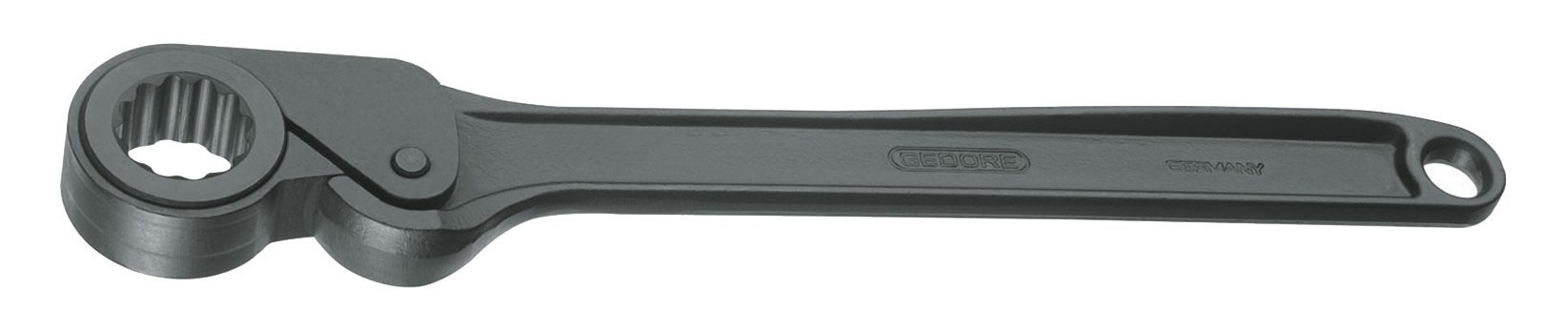 GEDORE Freewheel Ratchet 25 Inch with Ring UD Profile 46 mm, Pack of 1, 31 KR 25-46