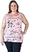 Disney Womens Plus Size Tank Minnie Mouse All Over Print Lightweight Top (3X)