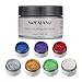 MOFAJANG Unisex Hair Wax Color Dye Styling Cream Mud, Natural Hairstyle Pomade, Washable Temporary,Party Cosplay (White)