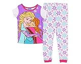 Disney Frozen Little Girls' Hugging Sisters Elsa & Anna Cotton Pajama Set