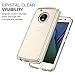 Moto G5 Case, MoKo Snug Fit Lightweight Crystal Clear Case Gel TPU Bumper + Hard Acrylic Protective Rigid Tough Shockproof Back Cover Shield for Motorola G5 5 Inch(2017 Released), Crystal Clear