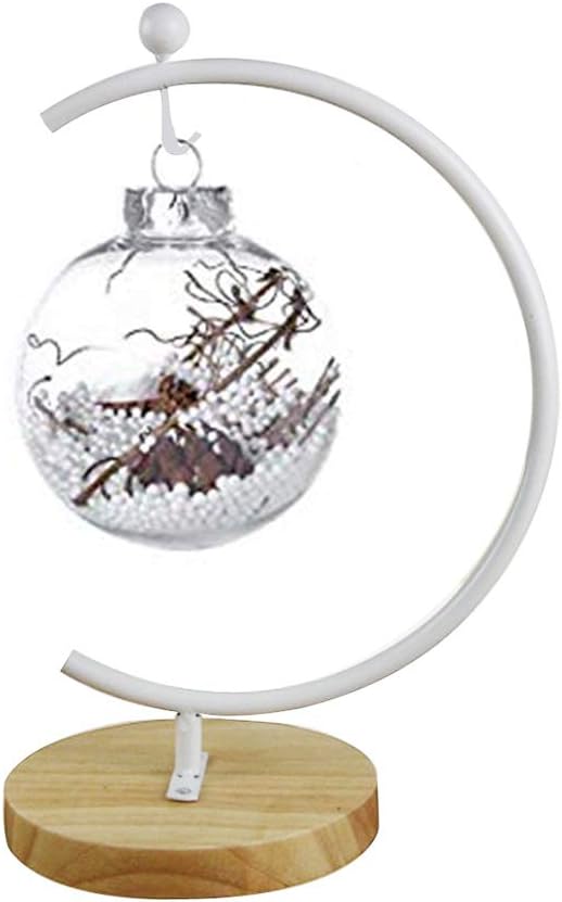 Fosinz Ornament Display StandWood Iron Hanging Stand Holder for