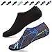 CIOR 3rd Upgraded Version Durable Sole Barefoot Water Skin Shoes Aqua Socks For Beach Pool Sand Swim Surf Yoga Water Aerobics,shs03,black,XXL