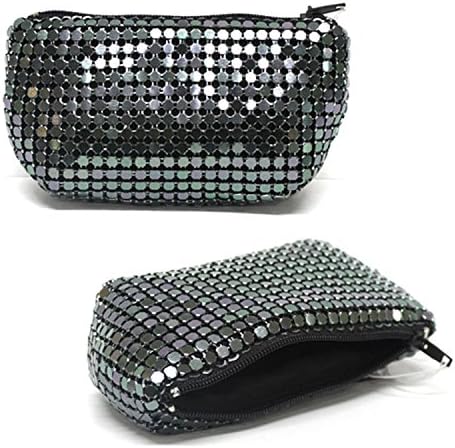 Farfalla Chainmail Zip Top Purse (Pewter)