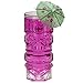 Premium Tiki Glass Set of 2 with Bonus Cocktail Umbrellas Tiki Glasses Set of 2, Lead-Free Premium Crystal Clear Glass, Stylish Tiki Cocktail Glasses, Cocktail Glass Gift Set