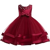 COMISARA 6M-9T Kids Pageant Flower Girl Dress Little Girls Party Wedding Formal Dresses